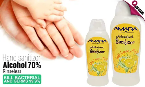 Amara Sanitizer with Lemon Musk!
